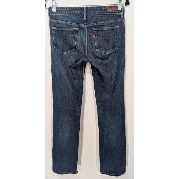 Levi’s Slight Curve Straight Leg Jeans Dark Wash Women’s Size 26×30 - Picture 2 of 9